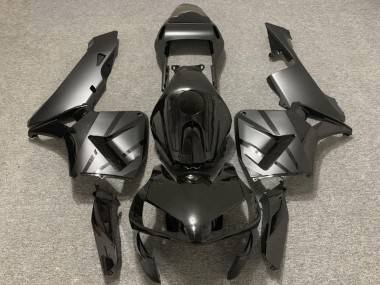 Carénages Moto Honda CBR600RR 2003-2004 - Noir Brillant Gris Mat OEM Style Abordables