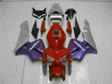Carénages Moto Honda CBR600RR 2005-2006 - Rouge Violet Gris Abordables