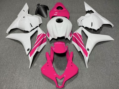 Carénages Moto Honda CBR600RR 2009-2012 - Blanc Rose Bande Abordables