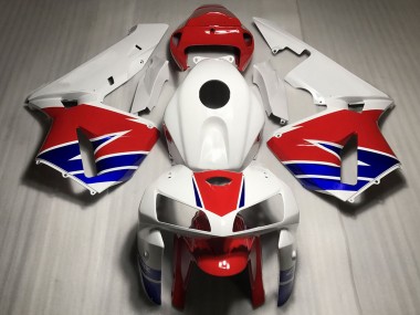 Carénages Moto Honda CBR600RR 2005-2006 - Blanc Rouge Bleu Abordables