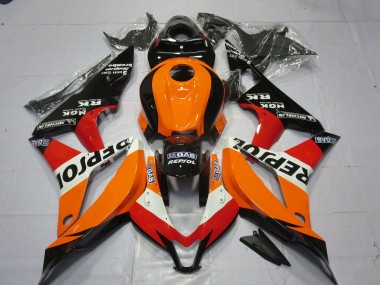 Carénage Moto Honda CBR600RR 2007-2008 - Orange Blanc Rouge Noir Brillant Repsol Abordables