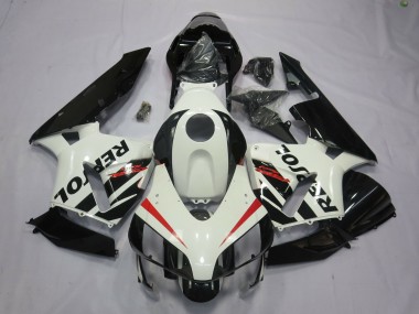 Carénages Moto Honda CBR600RR 2003-2004 - Blanc Rouge Noir Brillant Repsol OEM Style Abordables