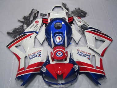 Carénages Moto Honda CBR600RR 2013-2023 - Blanc Rouge Bleu Royal Air Force Abordables