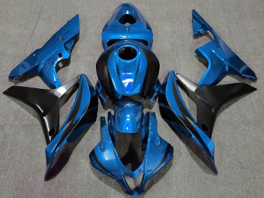 Carénages Moto Honda CBR600RR 2007-2008 - Sapphire Bleu Noir OEM Style Abordables