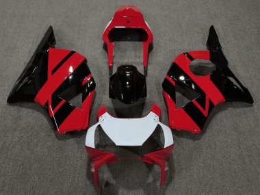 Carénages Moto Honda CBR954RR 2002-2003 - Rouge Blanc Noir Brillant OEM Style Abordables