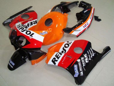 Carénages Moto Honda CBR250RR 1990-1998 - Orange Blanc Rouge Noir Brillant Classic Repsol Abordables