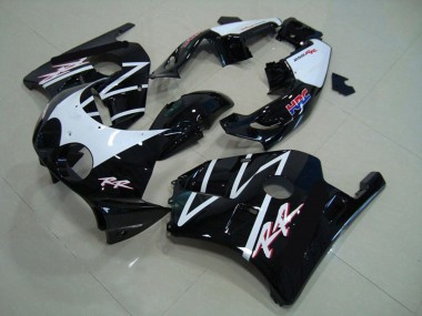 Carénages Moto Honda CBR250RR 1990-1998 - Blanc Noir Brillant HRC Abordables