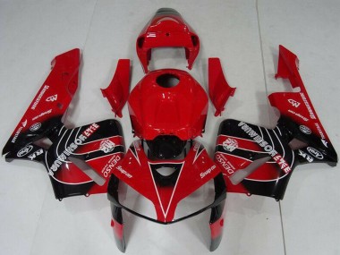 Kit Carénages Moto Honda CBR600RR 2005-2006 - Rouge Noir Abordables