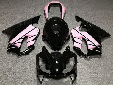 Carénages Moto Honda CBR600 F4i 2004-2007 - Rose Noir Brillant Abordables
