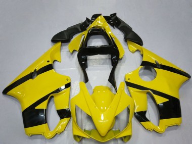 Carénages Moto Honda CBR600 F4i 2001-2003 - Jaune Noir Brillant Abordables