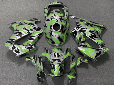 Carénages Moto Honda VFR 800 2002-2013 - Vert Camouflage Abordables