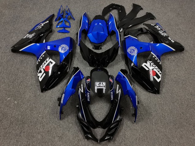 Carénages Moto Suzuki GSXR 1000 2009-2016 - Noir Bleu