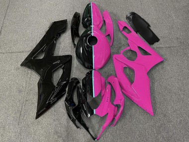 Carénages Moto Suzuki GSXR 1000 2005-2006 - Noir Brillant Rose Abordables