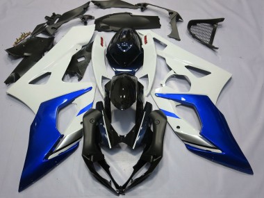 Carénages Moto Suzuki GSXR 1000 2005-2006 - Blanc Bleu Noir Abordables
