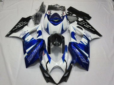 Carénages Moto Suzuki GSXR 1000 2007-2008 - Blanc Bleu Noir Corona Alstare Abordables