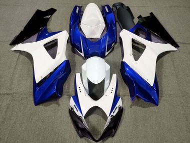 Carénages Moto Suzuki GSXR 1000 2007-2008 - Blanc Bleu Noir Abordables