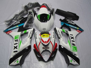 Carénages Moto Suzuki GSXR 1000 2007-2008 - Blanc Bleu Vert Jaune Rouge Fixi 500 Abordables
