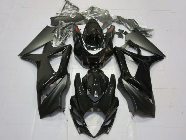 Carénages Moto Suzuki GSXR 1000 2007-2008 - Noir Brillant Noir Mat Plaine Abordables