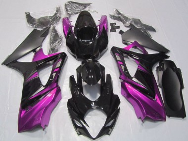 Carénages Moto Suzuki GSXR 1000 2007-2008 - Noir Brillant Rose Abordables