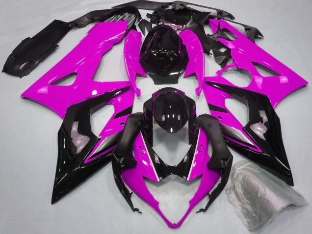 Carénages Moto Suzuki GSXR 1000 2005-2006 - Rose Noir Brillant