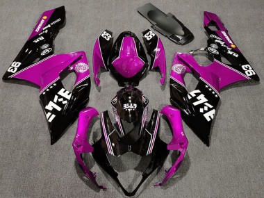 Carénages Moto Suzuki GSXR 1000 2005-2006 - Rose Noir Brillant Blanc Abordables