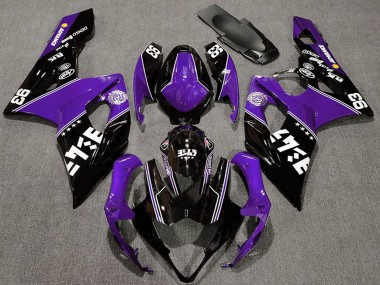 Carénages Moto Suzuki GSXR 1000 2005-2006 - Violet Noir Brillant Blanc Abordables