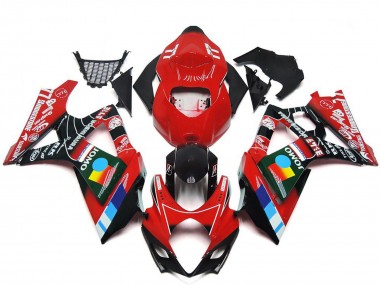Carénages Moto Suzuki GSXR 1000 2007-2008 - Rouge Noir Bleu Blanc Jaune Abordables