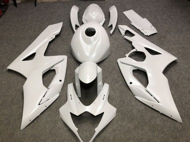 Carénages Moto Suzuki GSXR 1000 2005-2006 - Blanc Brillant Plaine Abordables