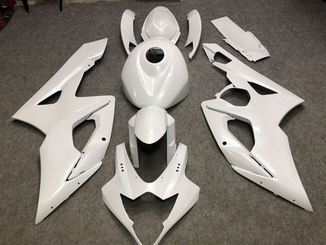 Carénages Moto Suzuki GSXR 1000 2005-2006 - Blanc Brillant Plaine
