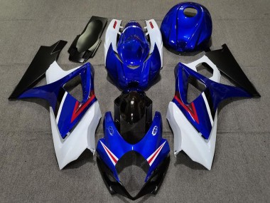 Carénages Moto Suzuki GSXR 1000 2007-2008 - Blanc Bleu Rouge Noir OEM Style Abordables
