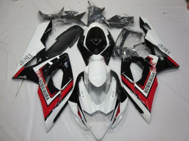 Carénages Moto Suzuki GSXR 1000 2005-2006 - Blanc Rouge Noir Yoshimura Abordables