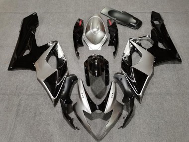 Carénages Moto Suzuki GSXR 1000 2005-2006 - Argent Noir Rouge Abordables