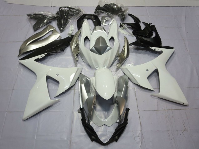 Carénages Moto Suzuki GSXR 1000 2009-2016 - Blanc Argent