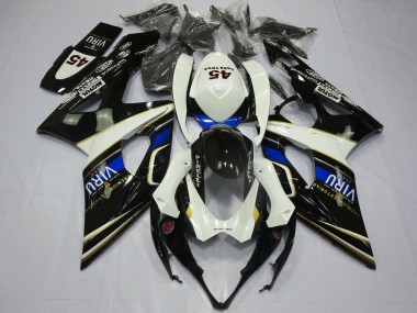 Carénages Moto Suzuki GSXR 1000 2005-2006 - Blanc Bleu Noir Jaune Viru Abordables