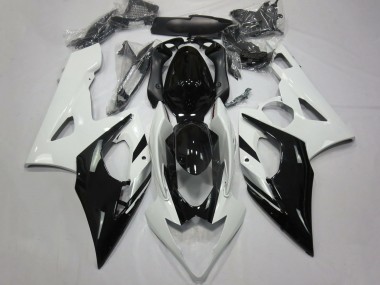 Carénages Moto Suzuki GSXR 1000 2005-2006 - Blanc Noir Argent Abordables