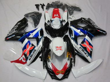 Carénages Moto Suzuki GSXR 1000 2009-2016 - Blanc Bleu Rouge Noir X Abordables