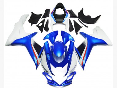 Carénages Moto Suzuki GSXR 600 / GSXR 750 2011-2024 - Blanc Bleu Rouge Abordables