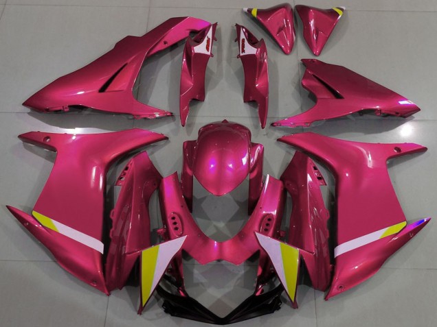Carénages Moto Suzuki GSXR 600 / GSXR 750 2011-2024 - Rouge Blanc Jaune