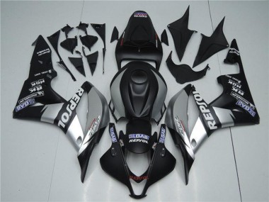 Carénages Moto Honda CBR600RR 2007-2008 - Noir Mat Argent Gris Repsol Abordables