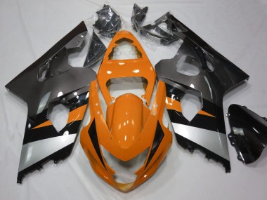 Carénages Moto Suzuki GSXR 600 / GSXR 750 2004-2005 - Orange Argent Abordables