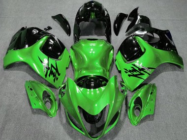 Carénages Moto Suzuki GSXR 1300 2008-2020 - Vert Brillant Noir Abordables