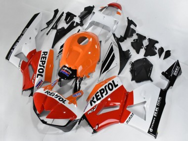 Kits Carénage Moto ABS Honda CBR600RR 2013-2023 - Orange Blanc Rouge Noir Brillant Repsol Abordables