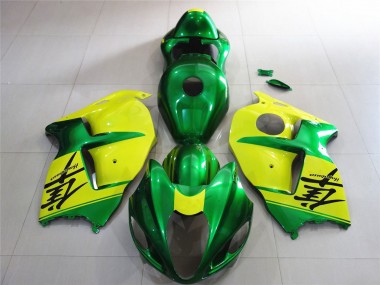 Carénages Moto Suzuki GSXR 1300 1996-2007 - Vert Jaune Abordables