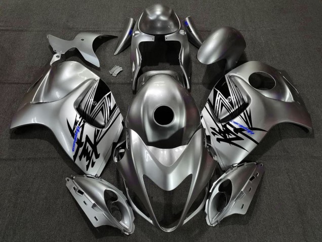Carénages Moto Suzuki GSXR 1300 2008-2020 - Argent Liquide Bleu