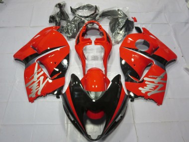 Carénages Moto Suzuki GSXR 1300 1996-2007 - Rouge Noir Argent Décalque Abordables