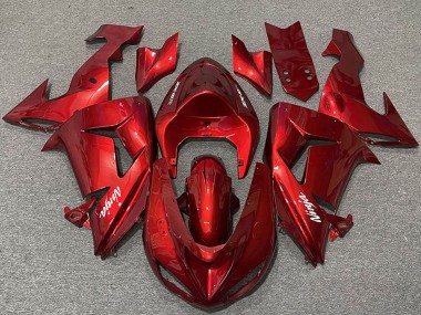 Carénages Moto Kawasaki ZX10R 2006-2007 - Bonbon Rouge Abordables