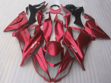 Carénages Moto Kawasaki ZX10R 2016-2020 - Rouge Bonbon Brillant Abordables