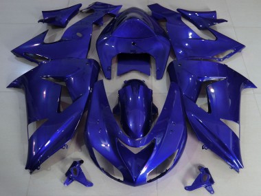 Carénages Moto Kawasaki ZX10R 2006-2007 - Bleu Foncé Abordables
