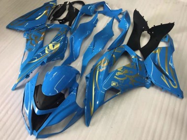 Carénages Moto Kawasaki ZX10R 2016-2020 - Bleu Or Abordables