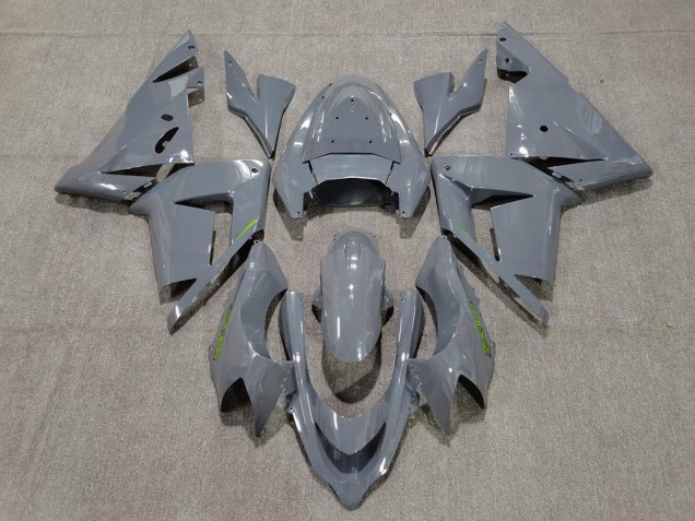 Carénages Moto Kawasaki ZX10R 2004-2005 - Gris Brillant Vert